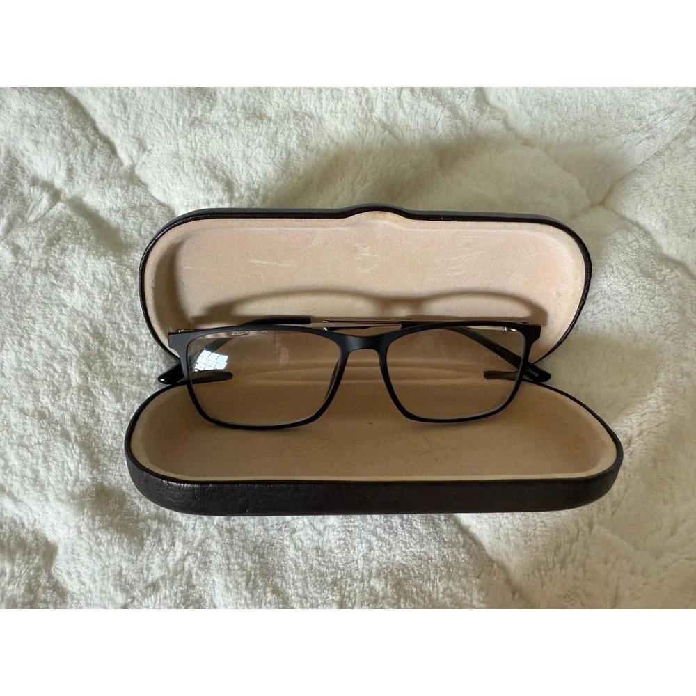 Zepplin Lite‎ Tec II Black 1.0 Reading Glasses Lightweight Thin Profile Matte